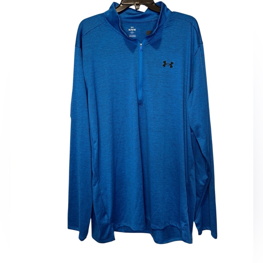 Under Armour Men's Performance Blue Jacket quarter zip size XL